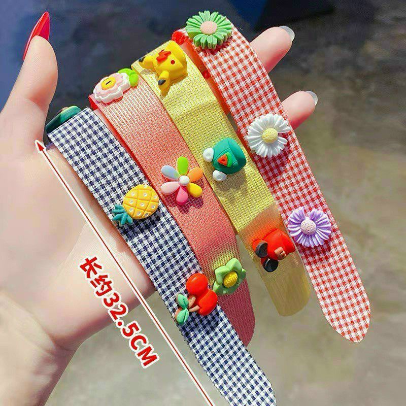 Băng Đô Dán Tóc Mái Cho Bé Phong Cách Hàn Quốc Dễ Thương