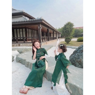 sét áo dài mẹ và bé xinh duyên dáng MinhAnhFashion