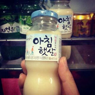 Nước gạo hàn quốc. ( Chai thủy tinh 180ml) 1 xách 12 chai