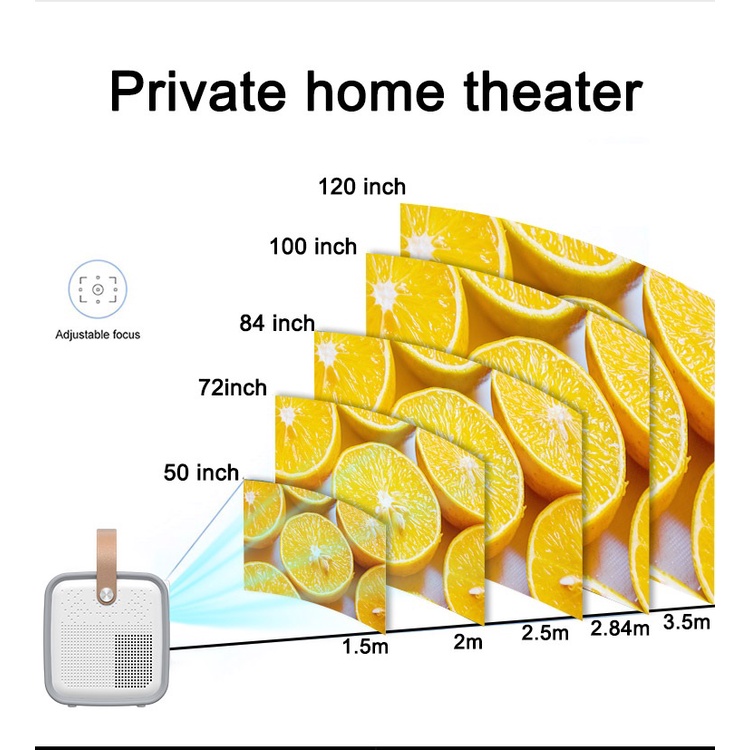 [ Chính hãng ] Máy chiếu siêu nhỏ gọn, siêu tiện lợi S6 Tặng Kèm HDMI không dây Chromecast Ultra 4K hỗ trợ kết nối 5G