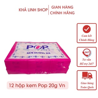 Sỉ lố 12 hộp kem pop 20g thiện châu lớn