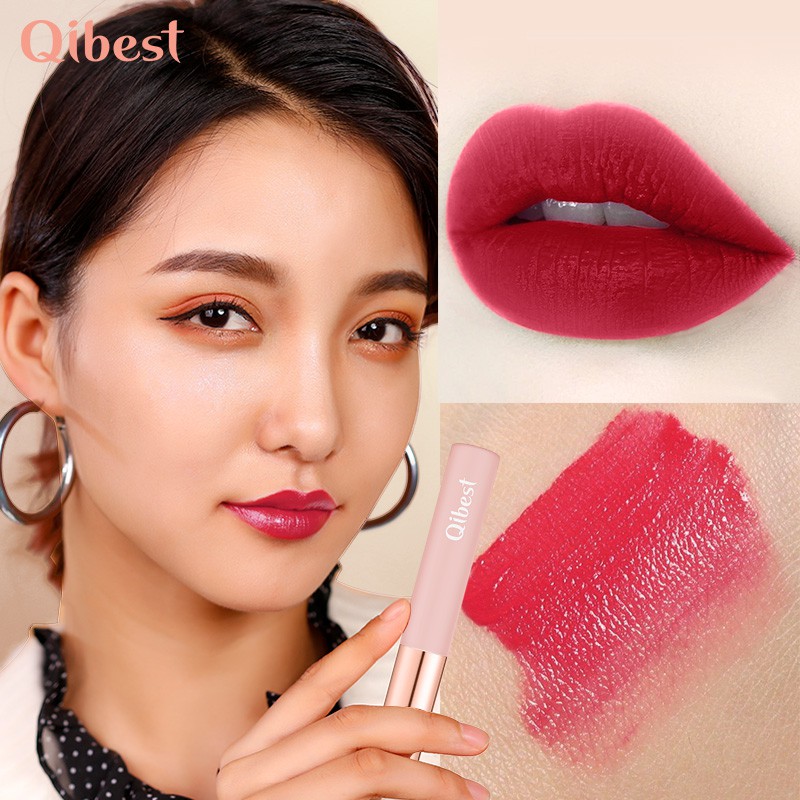 Son Môi Qibest Bóng Mềm Mượt Không Thấm Nước Dễ Phai Màu 24g | BigBuy360 - bigbuy360.vn