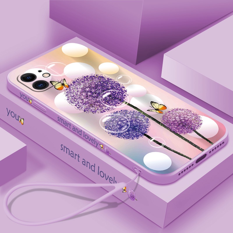 ốp lưng iPhone 12 PRO MAX IPHONE 12 MINI Ốp Điện Thoại Silicon Họa Tiết Bươm Butterfly trường hợp đi