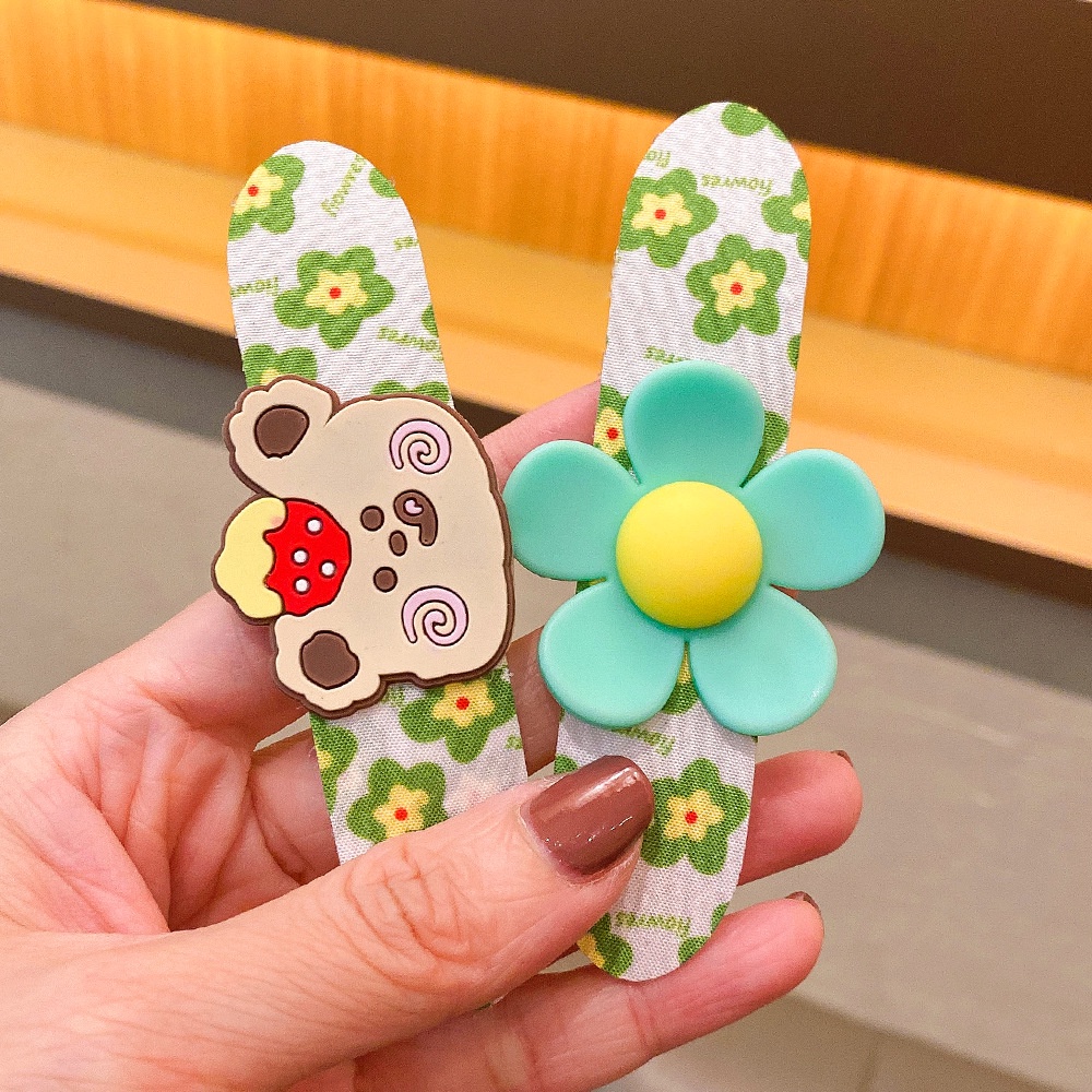 Dây Buộc Tóc Họa Tiết Hoạt Hình Dễ Thương Dành Cho Bé Gái Vào Mùa Hè