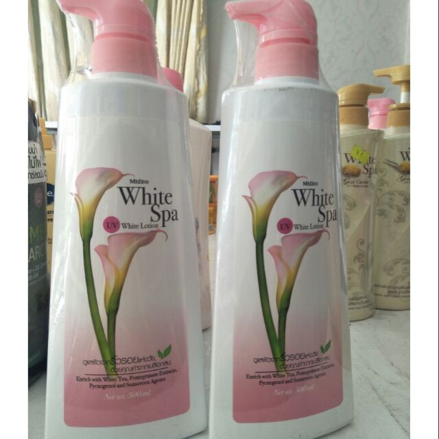 Sữa dưỡng thể White Spa Mistine dưỡng trắng Thái Lan 500ml - Hương hoa