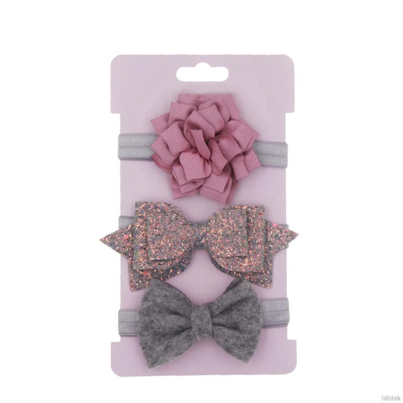 Set 3 băng đô nơ xinh xắn dành cho bé gái