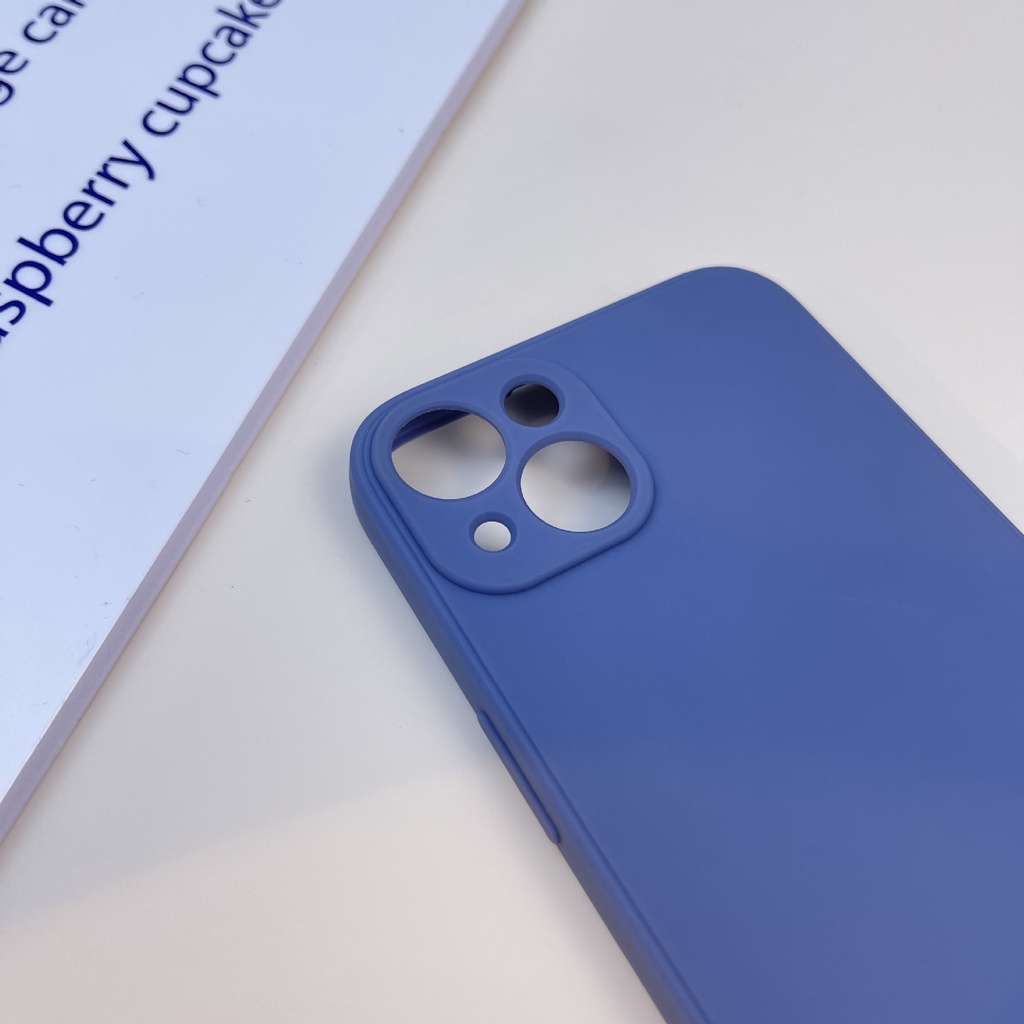 Ốp Lưng iP 14 Pro Max Plus Điện Thoại TPU Dẻo Màu Trơn Viền Vuông Bảo Vệ Camera - Minh An Saigon