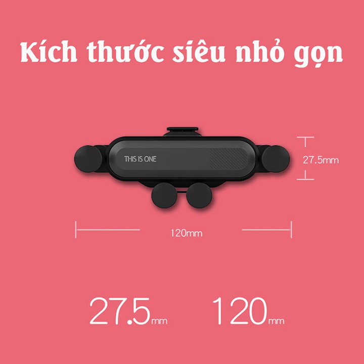 Giá đỡ, Kẹp điện thoại khe thông gió trên xe Ô tô - Giá đỡ This is One | BigBuy360 - bigbuy360.vn