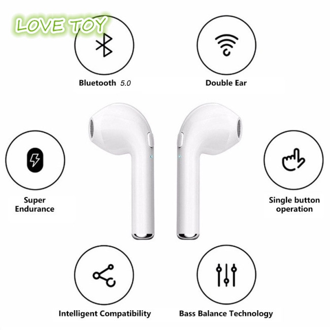 Tai nghe không dây Nkodok i7 Tws kết nối Bluetooth 5.0 kèm hộp sạc