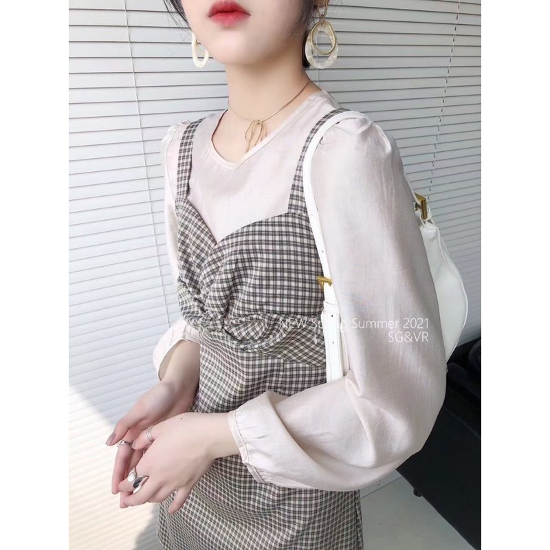 Set yếm xinh phong cách Hàn Quốc