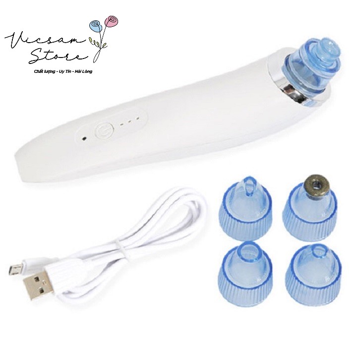 [Có Video Quay Thật] Máy Hút Mụn Đầu Đen ,Mụn Cám Comedo Suction Hàn Quốc Cầm Tay Dạng Sạc Tăng 2mặt nạ collagen 50k | BigBuy360 - bigbuy360.vn