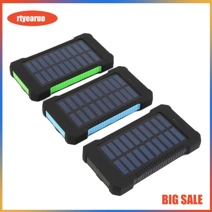 Pin sạc dự phòng năng lượng mặt trời 8000 mAh chống thấm nước cho điện thoại