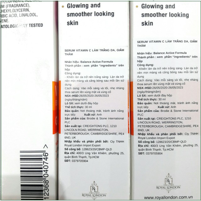 Tinh Chất Dưỡng Sáng Da, Mờ Thâm Balance Active Formula Vitamin C Brightening Serum 30ml [New] | BigBuy360 - bigbuy360.vn