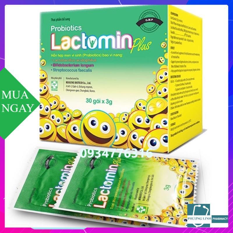 Men LACTOMIN plus (hộp 30 gói)
