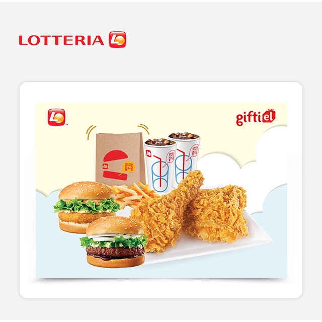 Phiếu quà tặng Loy Set tại cửa hàng LOTTERIA