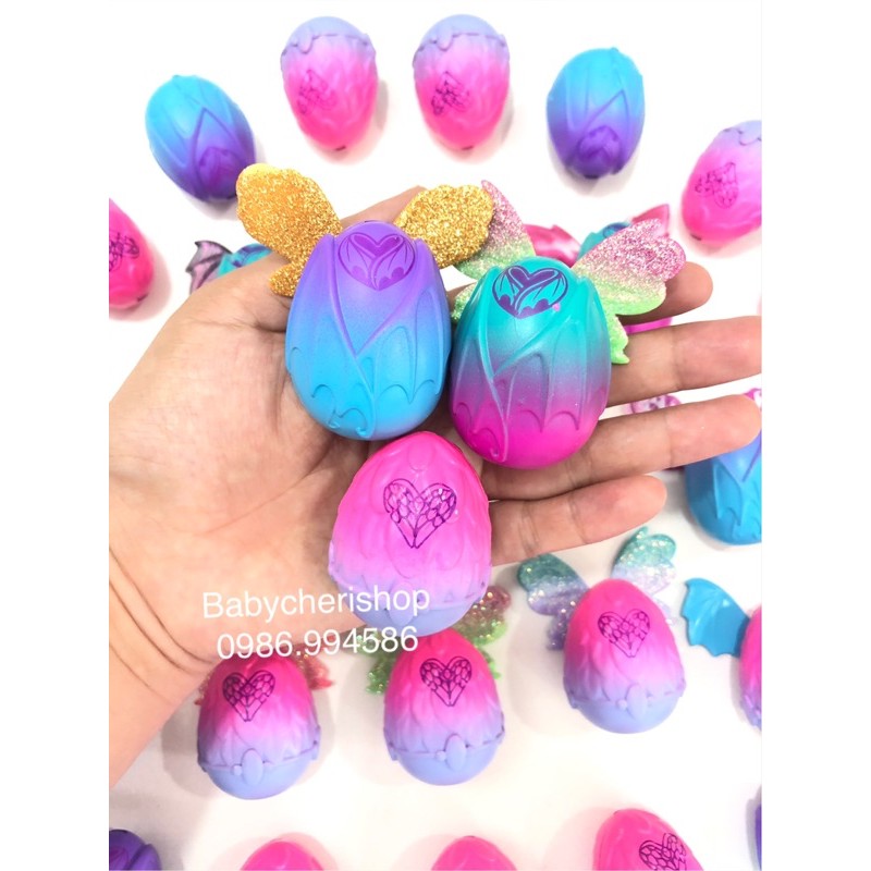 SET 10C ĐỒ CHƠI BÓC TRỨNG HATCHIMALS MINI