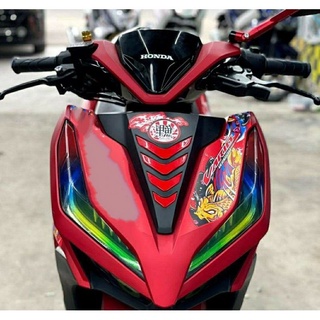 Tem Rời Vario 150 Cá Chép Dán Xe Đỏ