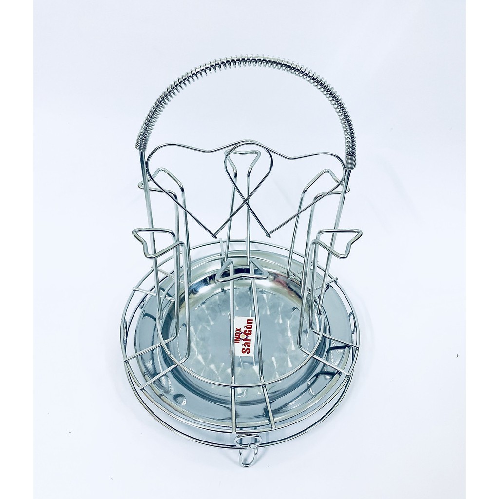 Úp cốc tròn inox sáng bóng bền đẹp