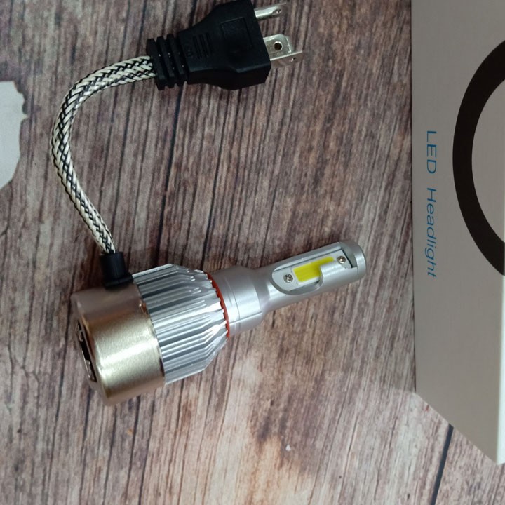 Đèn Pha Led C6 2 tim, Loại 1 Siêu Sáng - A271