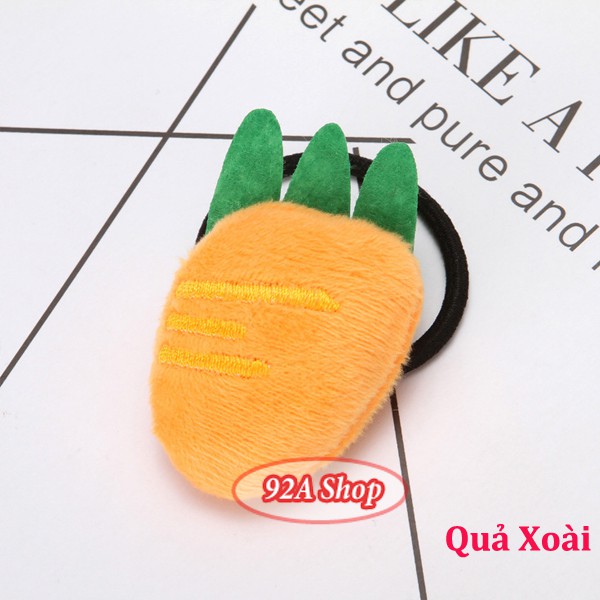 CHUN BUỘC TÓC NHỒI BÔNG HOA QUẢ