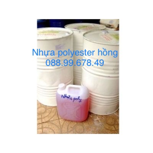 [1kg]-nhựa Composite polyester làm khuôn chậu, tàu thuyền, đúc tượng...