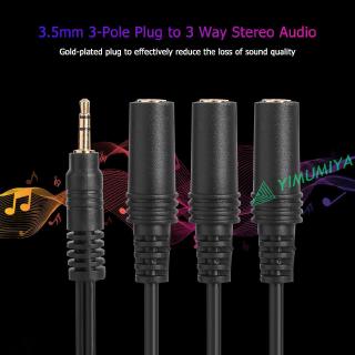 Cáp Chia 3 Cổng Âm Thanh Stereo 3.5mm