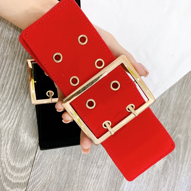 Đai nịt đầm nhung 8 lỗ mới | BigBuy360 - bigbuy360.vn