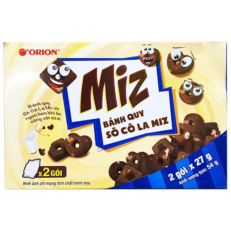 Bánh Miz Orion | Bánh Quy Socola Miz - 54gr