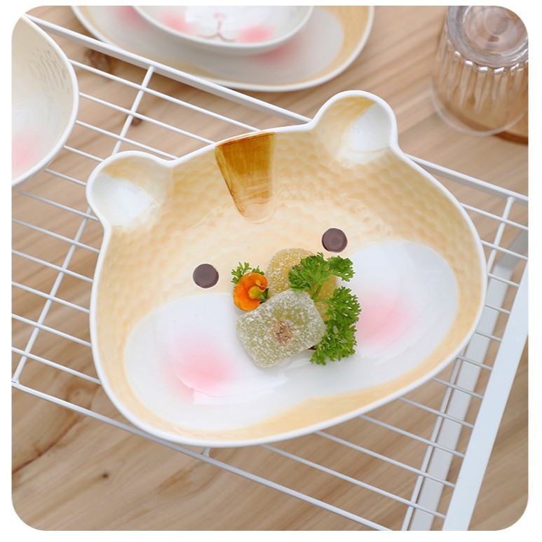 Bát ăn dặm hình chuột hamster 13cm