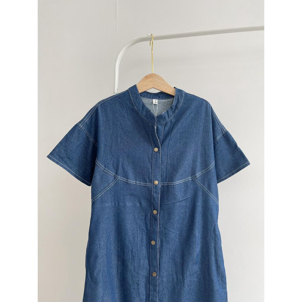 LOVISHOP - Đầm oversize denim hot hit nhà Lovi