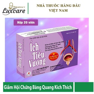 Ích Tiểu Vương - Hỗ trợ cải thiện rối loạn chức năng bàng quang Hộp 20 Viên