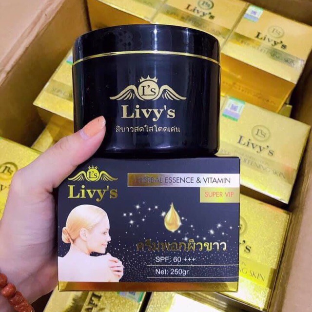 Kem dưỡng trắng body Livy’s Thái Lan 250gr
