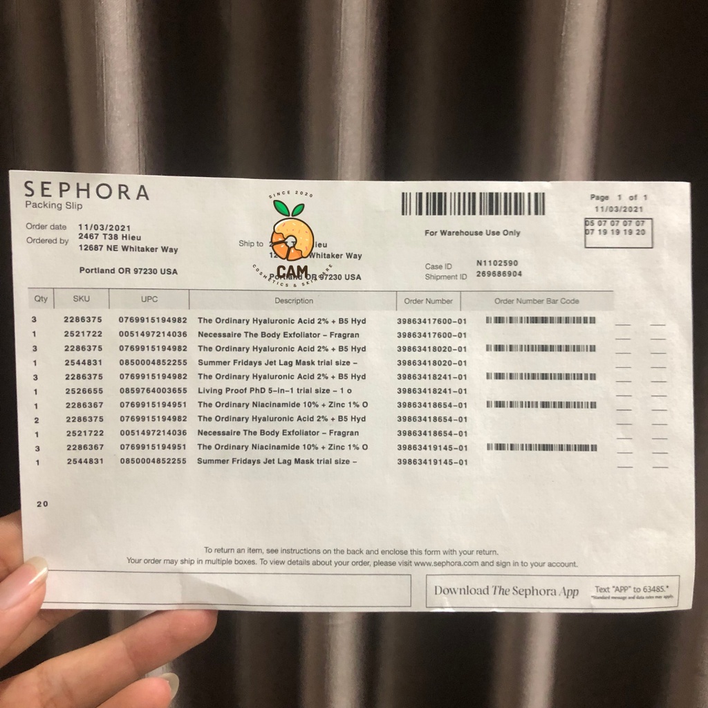 Tinh chất cấp ẩm - serum phục hồi Hyaluronic Acid 2% + B5 The Ordinary