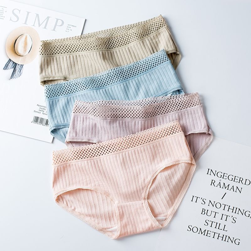 [CHE TÊN 100%] Quần Lót Cottony Quần Chíp Cotton Siêu Thấm Quần Lót Nữ Dễ Thương Gợi Cảm Sexy | BigBuy360 - bigbuy360.vn