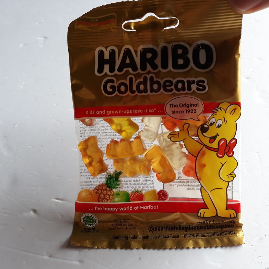 Kẹo dẻo tuổi thơ Haribo Goldbears bịch 30g