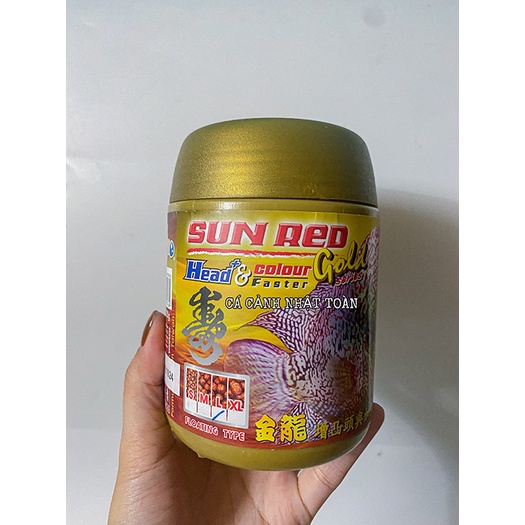 THỨC ĂN CAO CẤP SUN RED GOLD CHO CÁ LA HÁN 120G