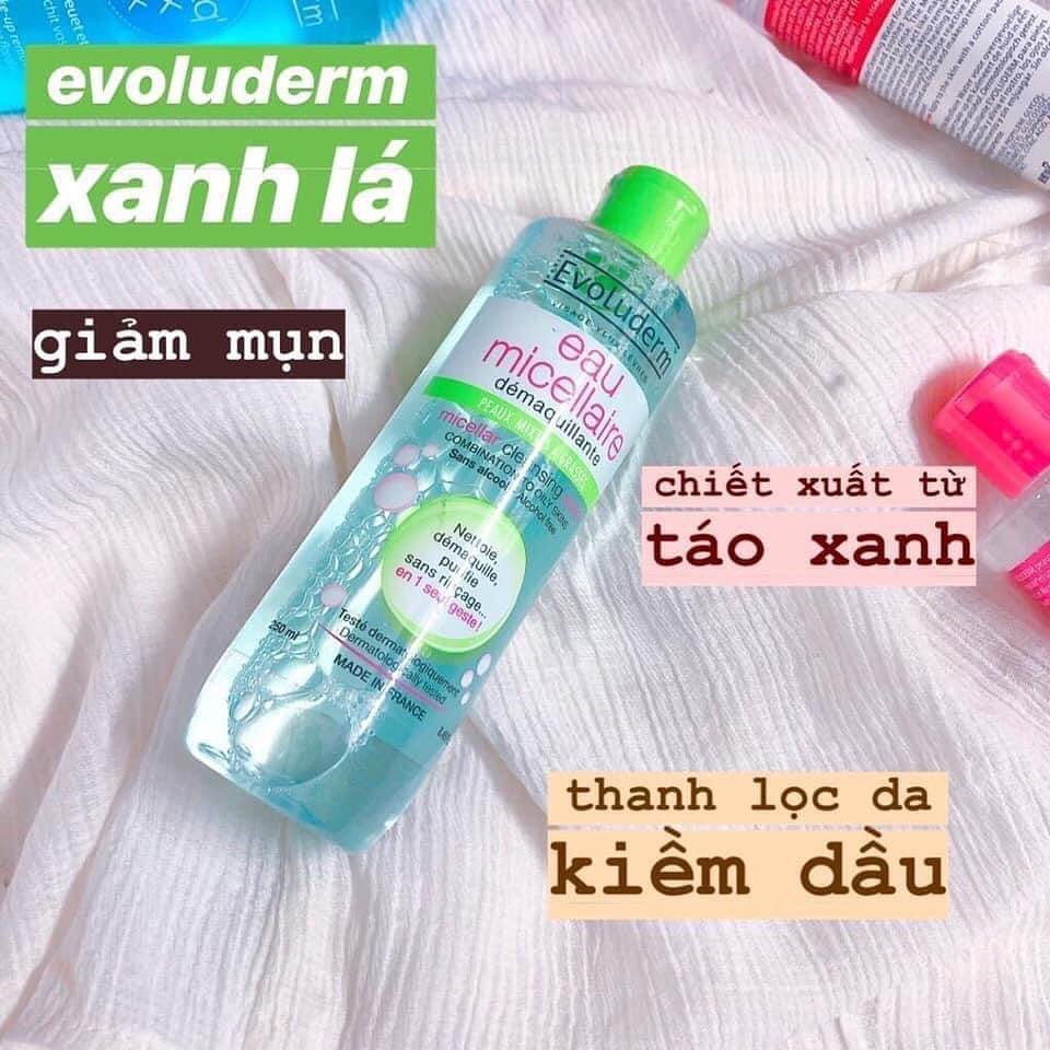 Tẩy trang Evoluderm Eau Micellaire Cleansing Water[COCOLUX]