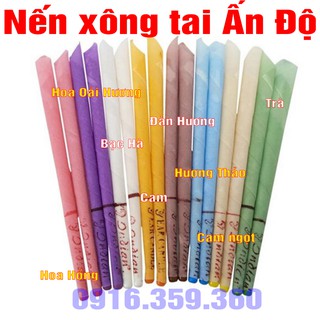 Nến xông tai đủ màu 1 đôi
