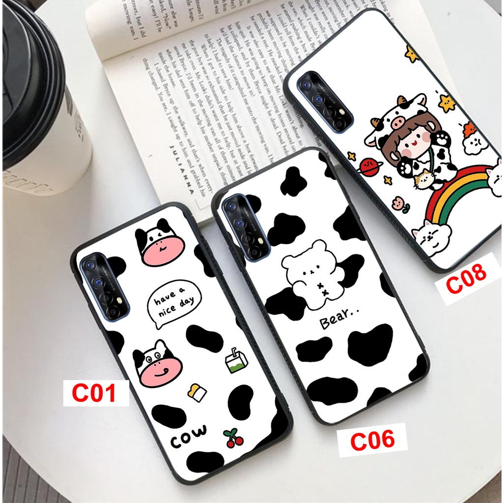 ỐP LƯNG OPPO REALME 7/REALME 7 PRO HÌNH BÒ SỮA SIÊU ĐÁNG YÊU-GIÁ RẺ