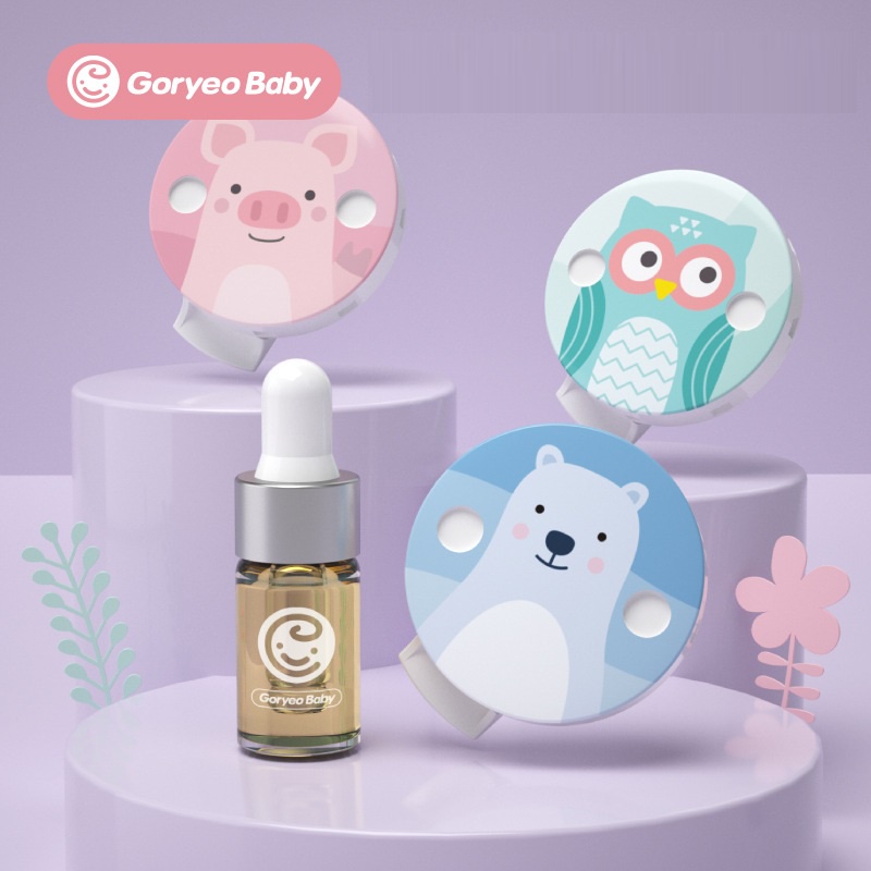 Kẹp đuổi muỗi chính hãng Goryeo Baby Hàn Quốc [Hình dễ thương, kèm tinh dầu]