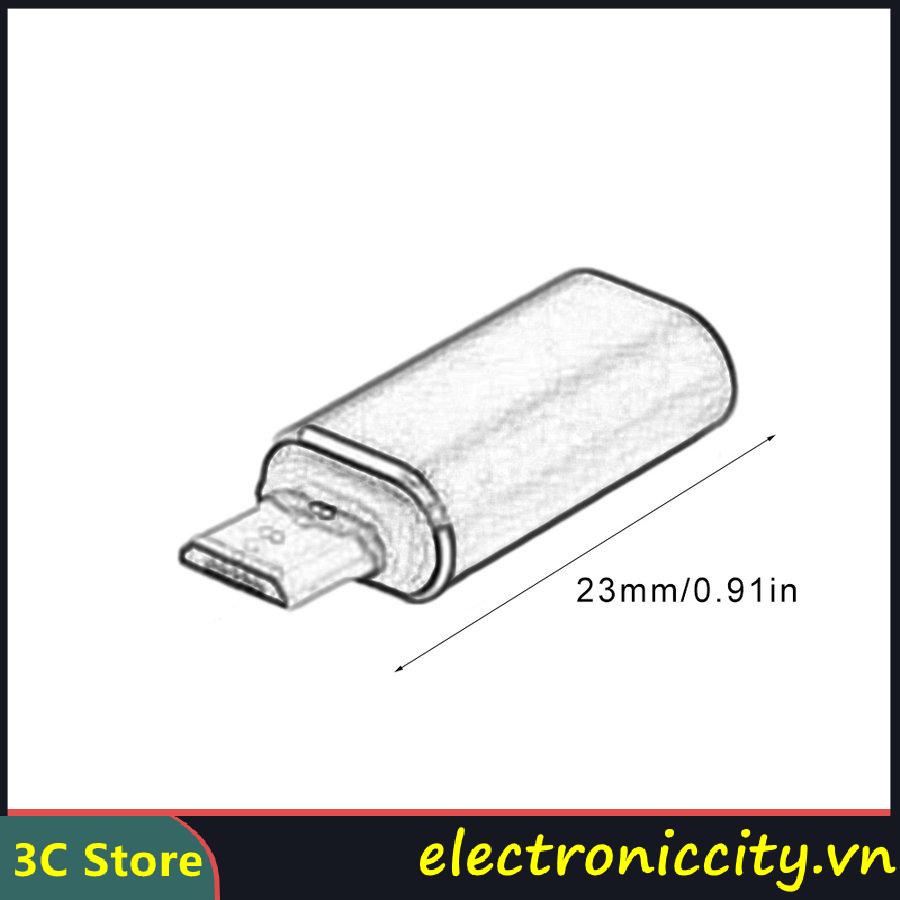 Ele】⚡⚡Đầu chuyển đổi cổng type-C sang Micro USB cho điện thoại Android