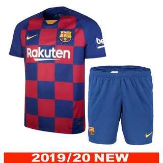 [HÀNG THÁI] Bộ Quần áo bóng đá BARCELONA Home - Thun mè dệt kim cao cấp - Tay ngắn - KJ SPORT