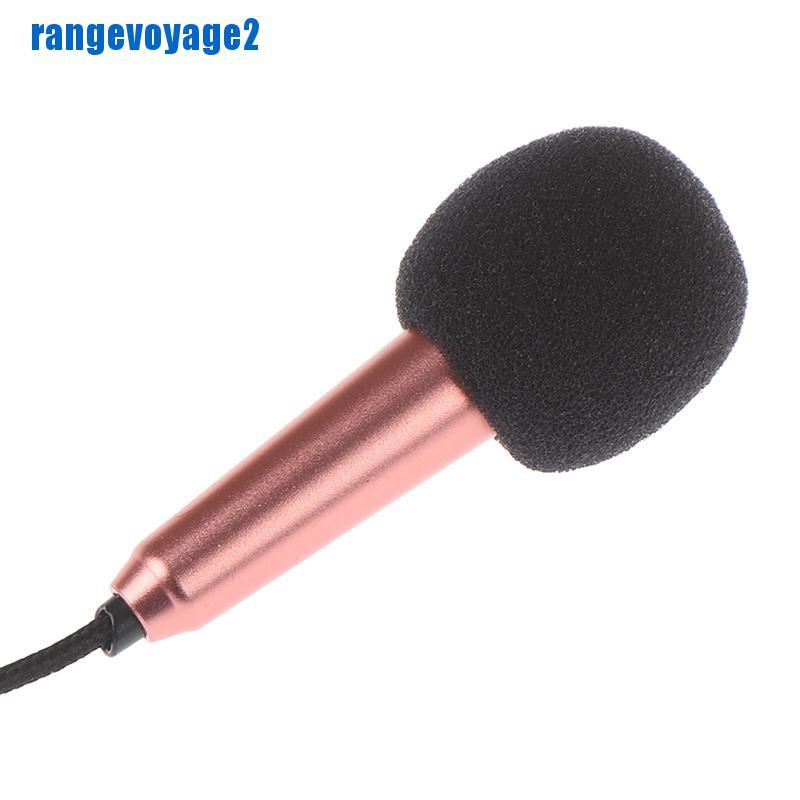 Micro mini âm thanh stereo 3.5mm karaoke KTV cho điện thoại di động PC