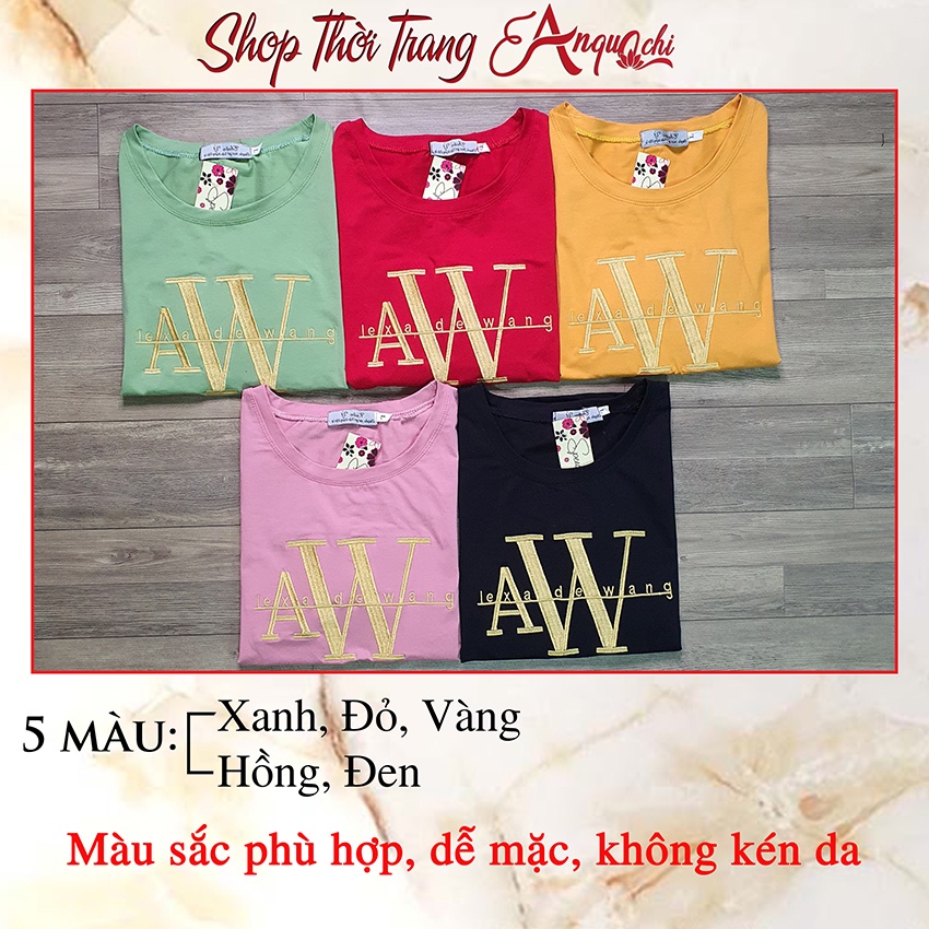 Đồ Bộ Nữ Mặc Nhà Anquachi Đẹp Cao Cấp Thun Cotton Nữ Mặc Ngủ Ở Nhà Dễ Thương Quần Đùi Cute A112