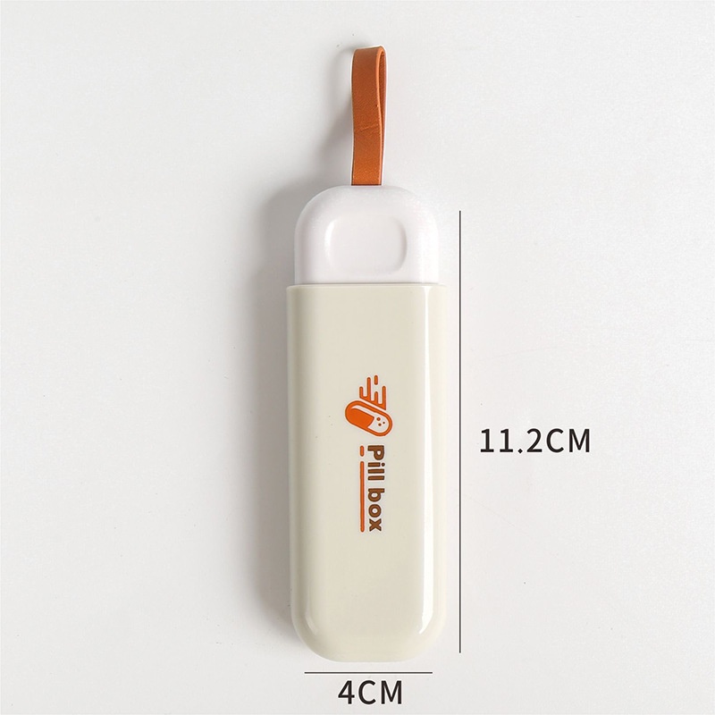 Hộp Đựng Thuốc Mini Bằng Nhựa ABS Chống Bụi Có Nắp Đậy Kích Thước 11.2*4CM