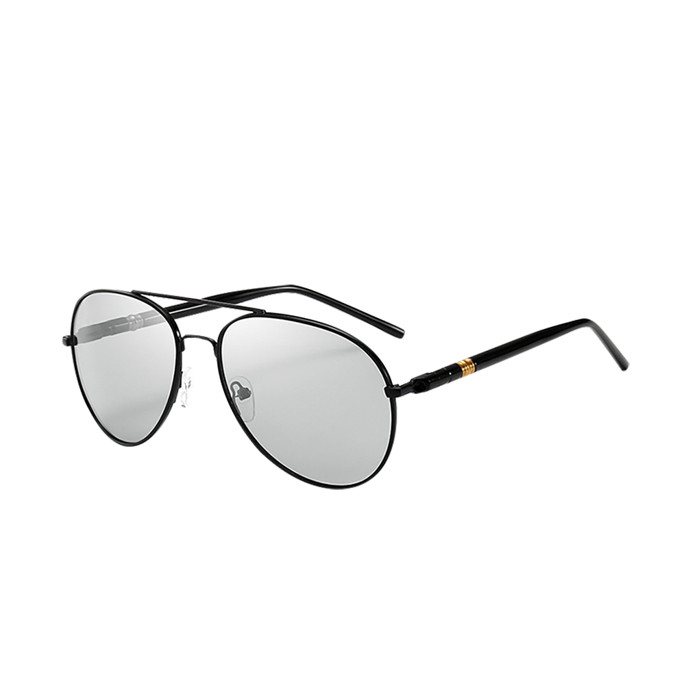 Photochromic Polarized Sunglasses Men Women Driving Chameleon Vintage Metal Sun Glasses Change Color YKD