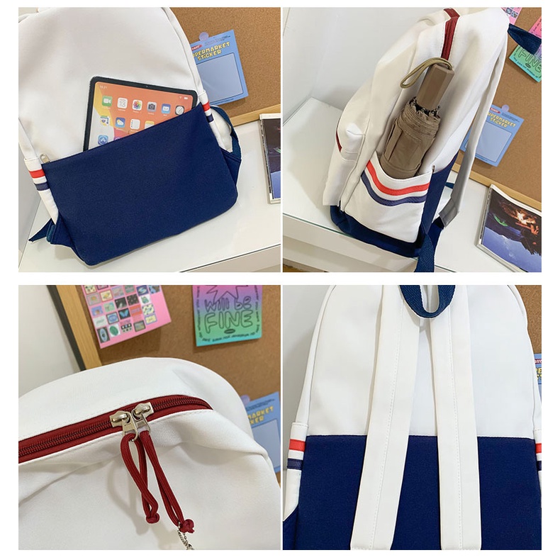 Ba Lô Đi Học Kiểu Dáng Đơn Giản Dễ Thương Chất Lượng Cao