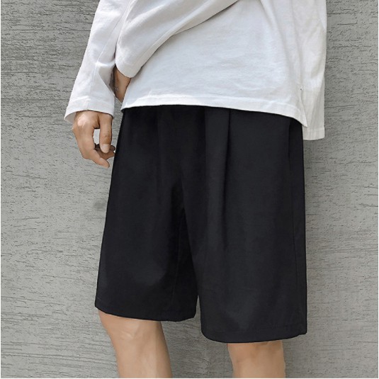 Quần đùi form rộng nam nữ unisex, quần short nam nữ Hàn Quốc dễ phối đồ phong cách