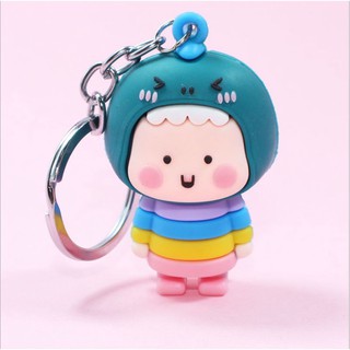 Móc Khóa Xe Khủng Long Cute