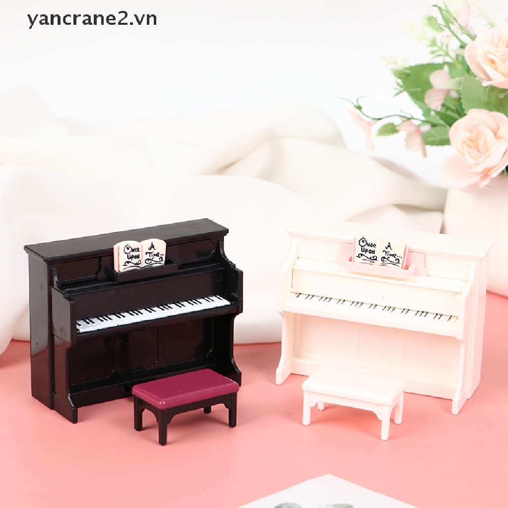 Đàn Piano Nhựa Tỉ Lệ 1 / 12 Trang Trí Nhà Búp Bê {yancrane2.vn}